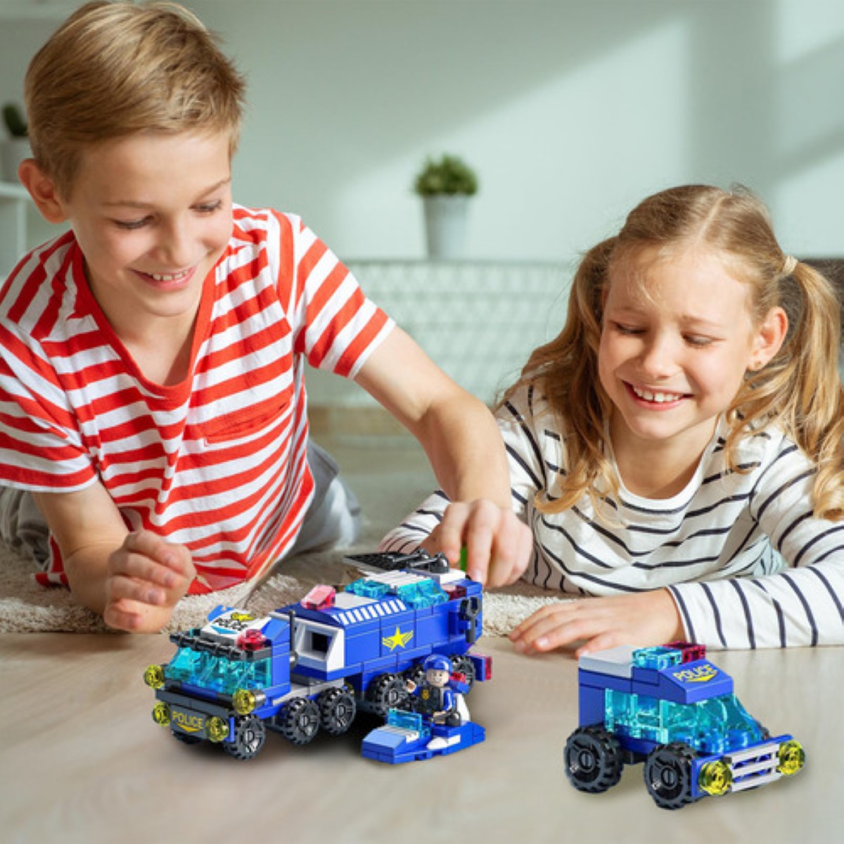 Juguetes De Bloques Construcción Juguete Kit 6en1,147piezas COLORES