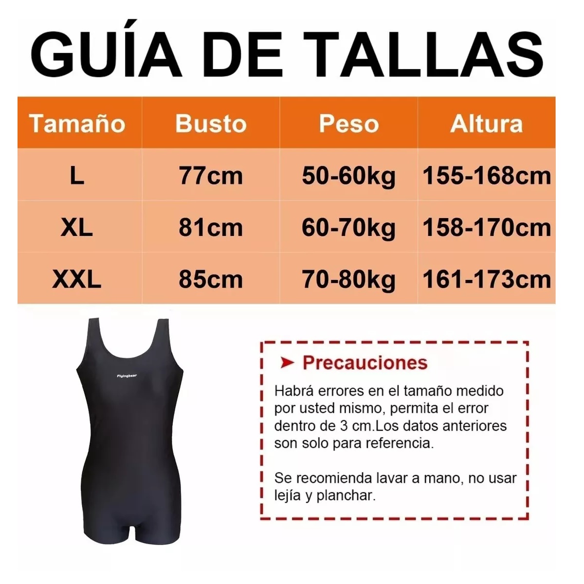 Traje De Baño Deportivo Mujer Natación Lycra+gorra Y Goggles Talla: XXL