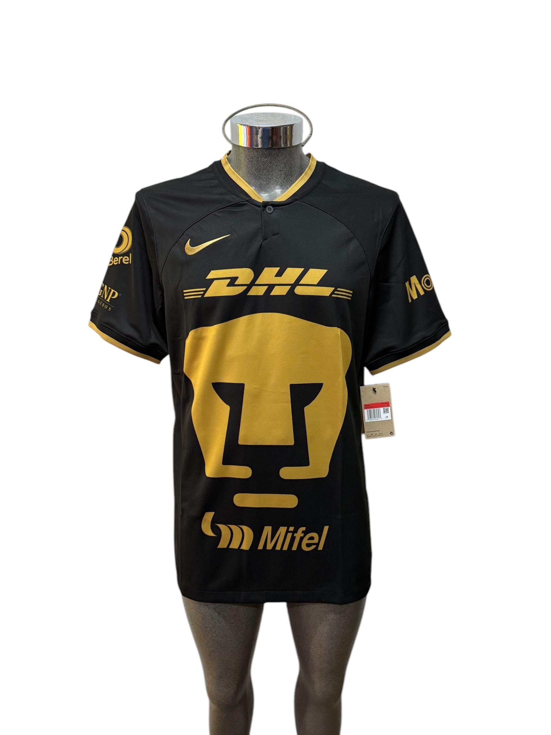 Jersey Original Nike Pumas de la UNAM gala 3era negra  2022-2023 DO8334