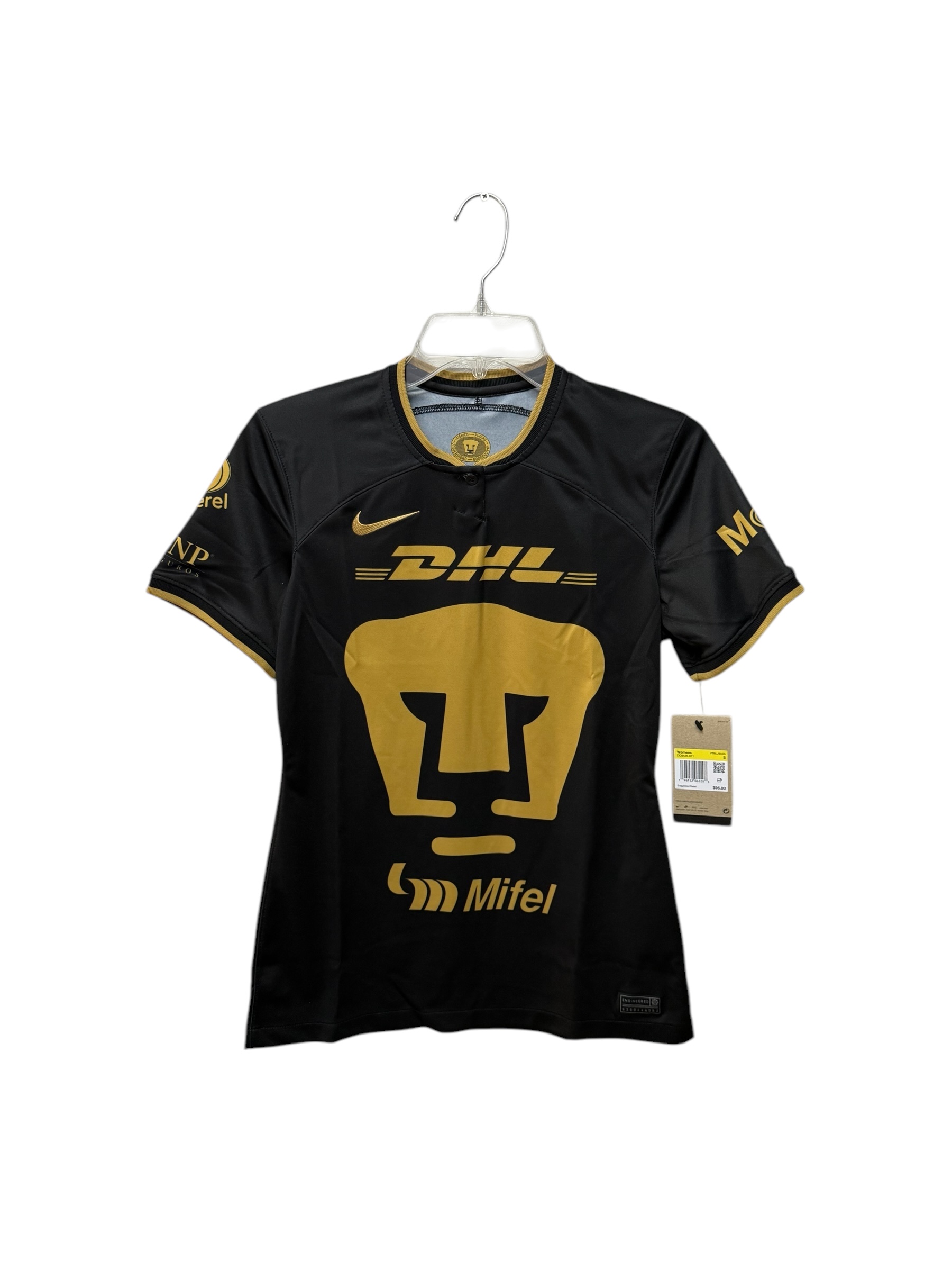 Jersey Original Dama mujer Nike Pumas de la UNAM gala 3era negra 2022-2023 DO8425