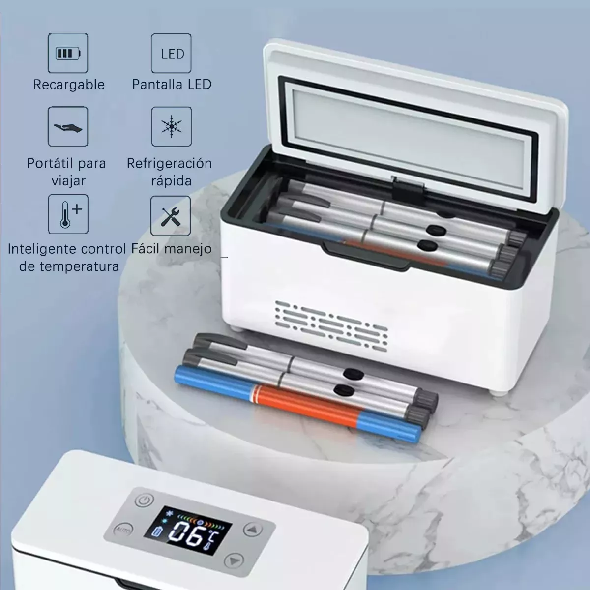 8h Enfriador De Insulina Portátil Refrigerador Duración