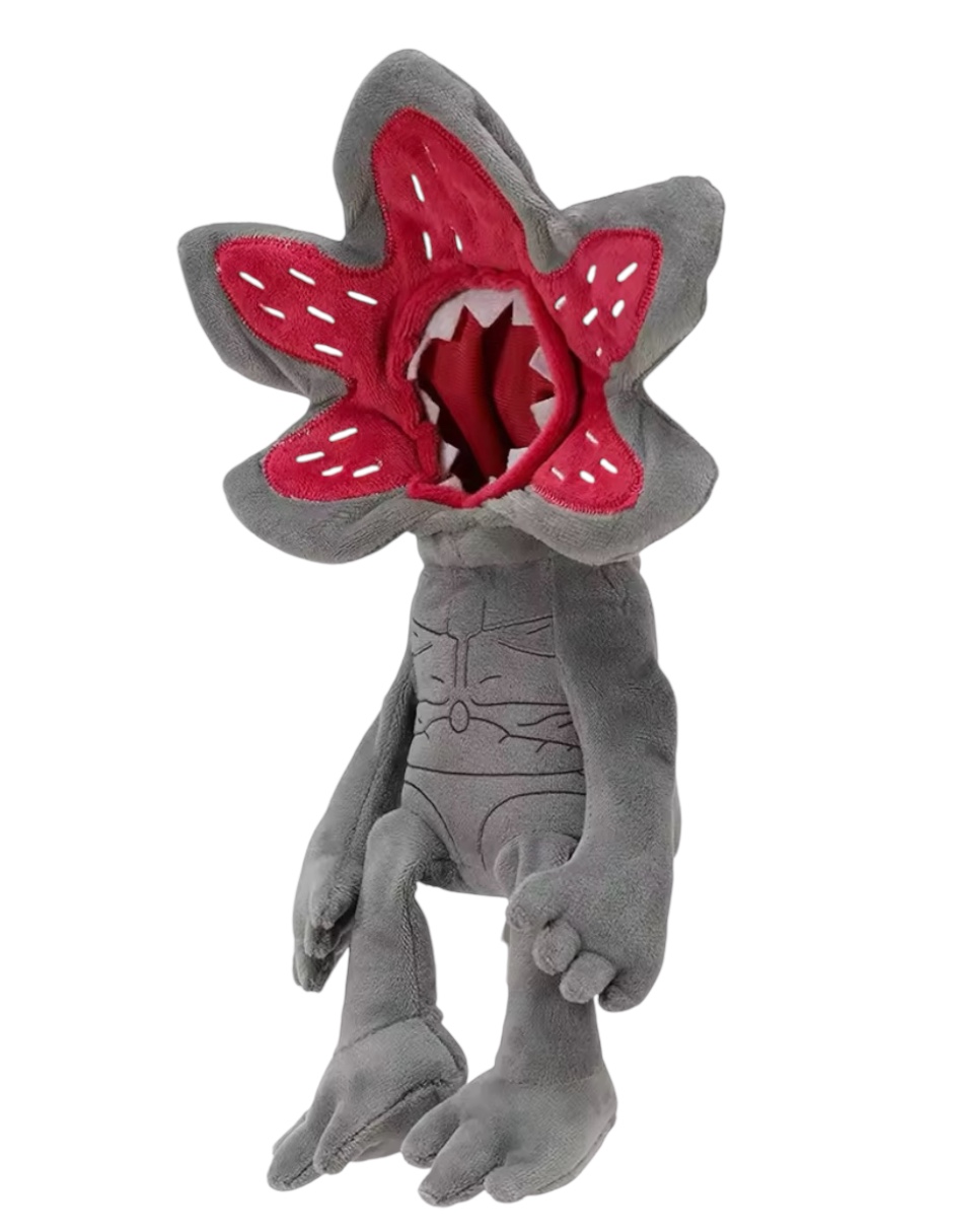 Muñeco de peluche Demogorgon Stranger Things, color gris, algodón 100% 