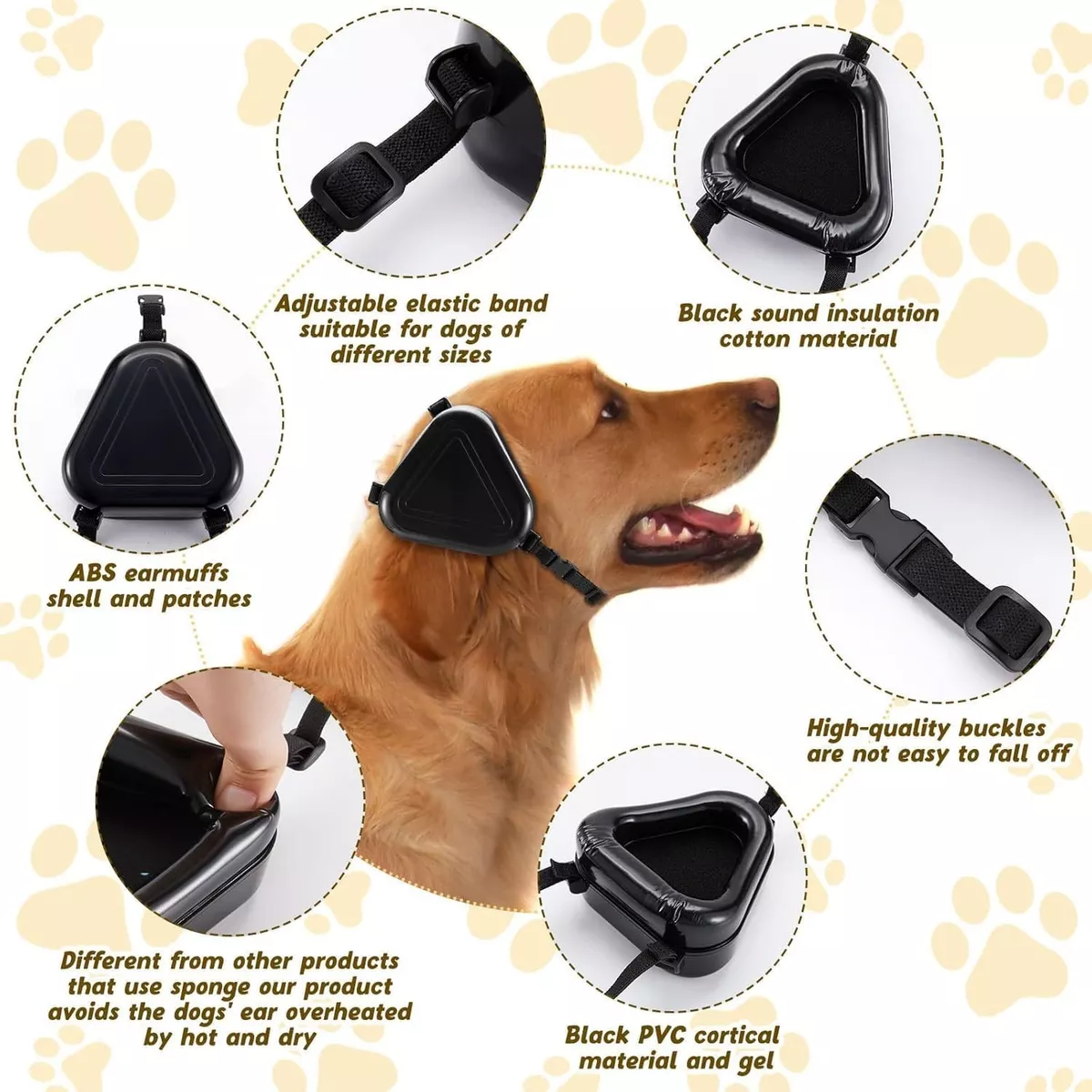 Orejeras Con Protección Contra El Ruido para Perros