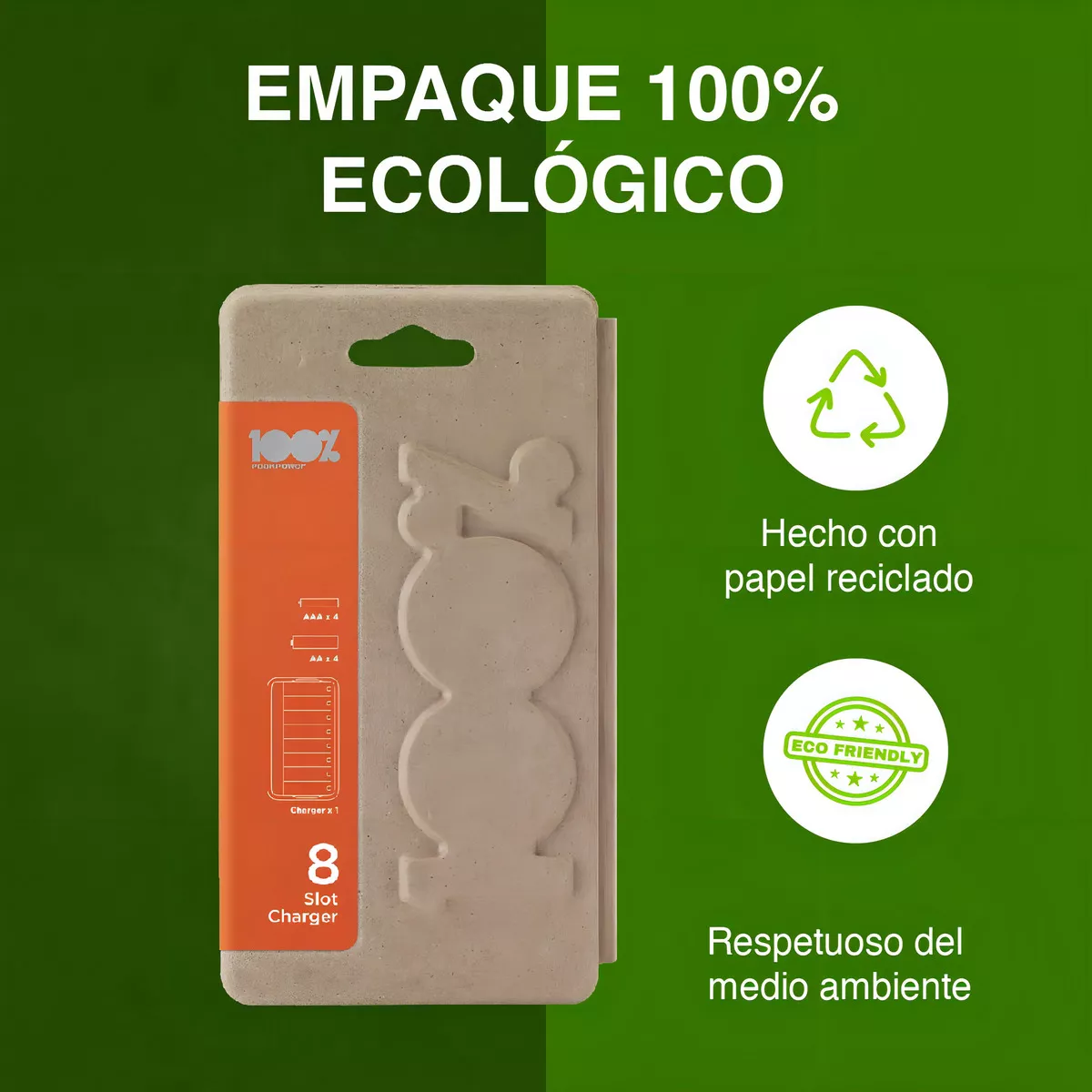 Cargador Pilas Recargables AA y AAA