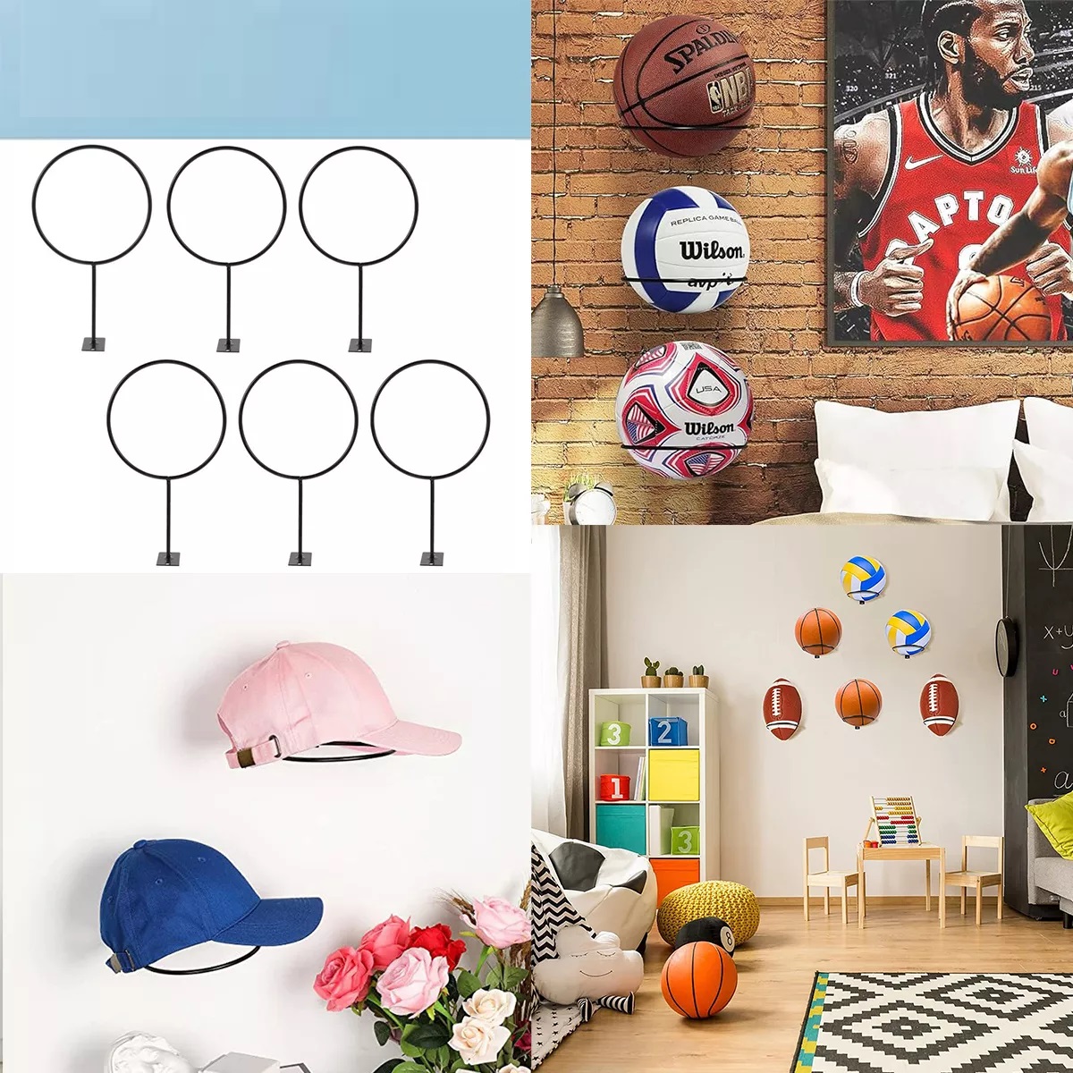 6 Estante De Soporte Universal Para Balones De Almacenamiento