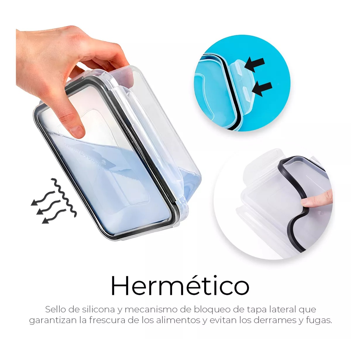 Recipientes Herméticos De Almacenamiento De Cocina 42 Pz 