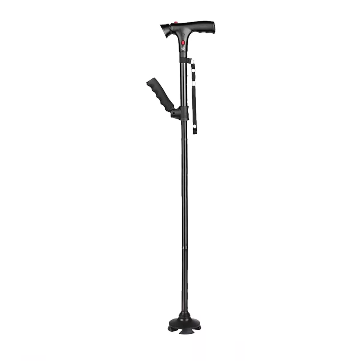 Bastón Plegable Para Ancianos Con Luz Led Con Alarma