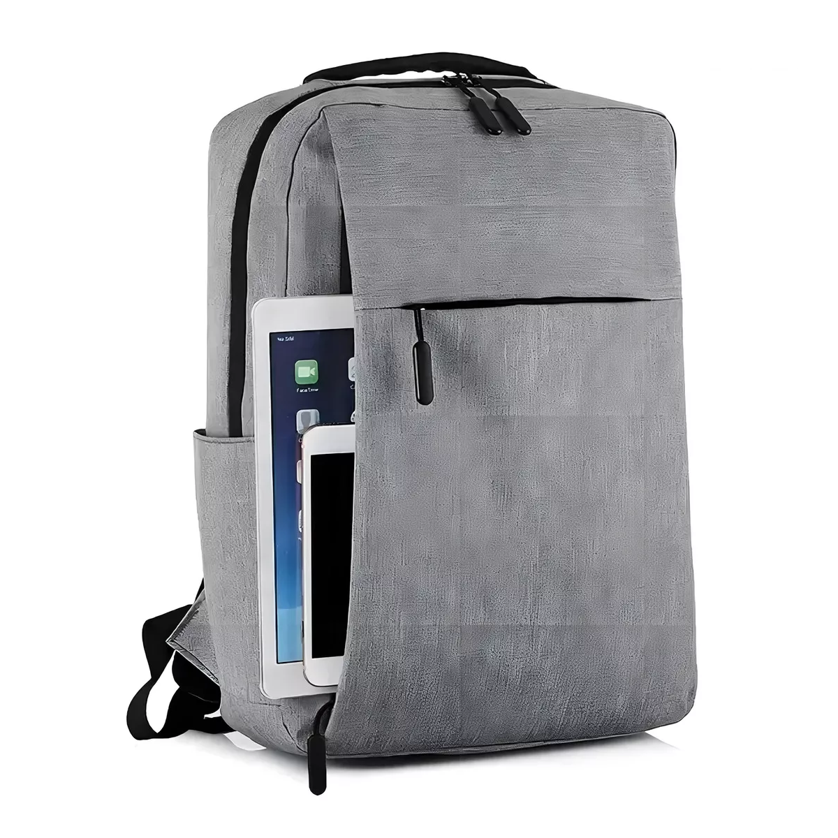 Mochila Bolsa 15 Pulgadas Para Laptop Oxford Gris