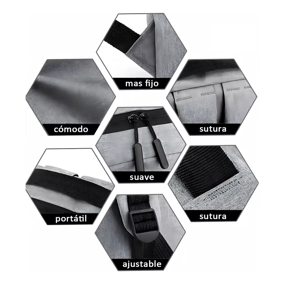 Mochila Bolsa 15 Pulgadas Para Laptop Oxford Gris