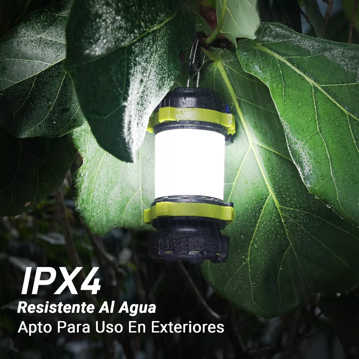 Lámpara de Mano Recargable, Linterna Potente 1000 Lúmenes con 6 Modos
