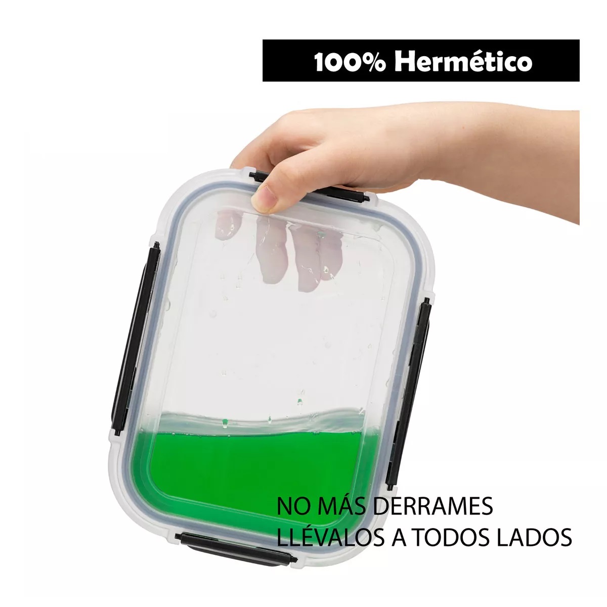 Juego de 10 Contenedores Recipientes Para Alimentos Vidrio
