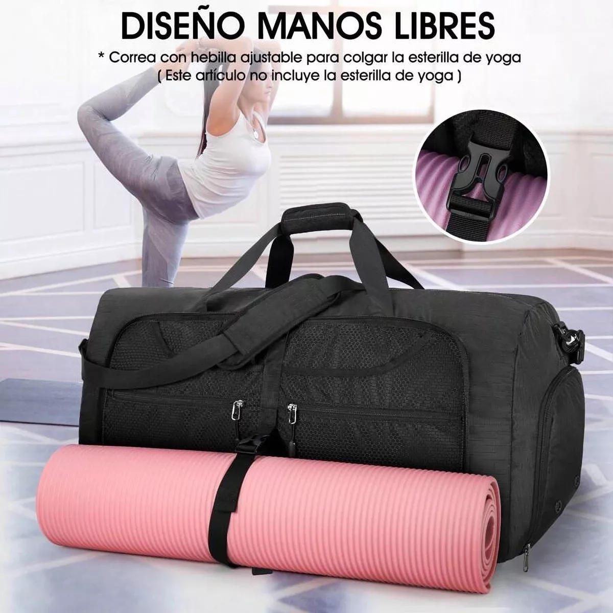 Maleta Bolsa Deportiva Hombre Plegable 80l Equipaje De Mano