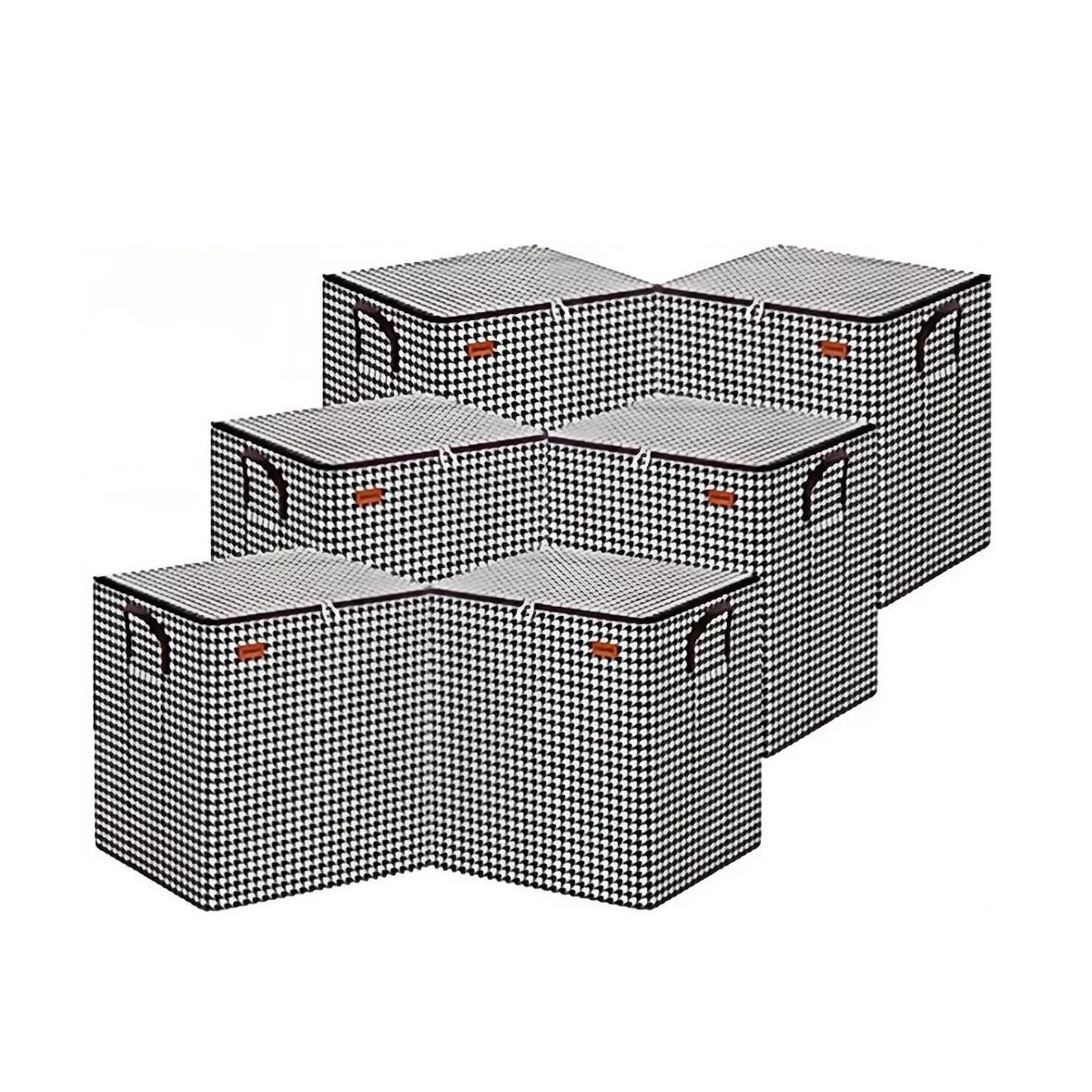 6 Pcs Bolsas Almacenamiento Guardar Cajas Para Ropa Edredone