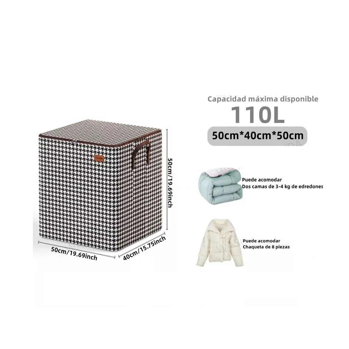 6 Pcs Bolsas Almacenamiento Guardar Cajas Para Ropa Edredone