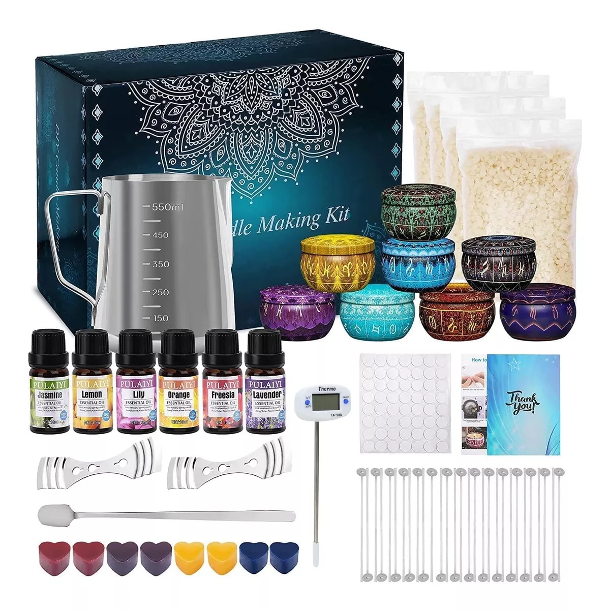 Kit De Fabricación De Velas Aromáticas De Bricolaje