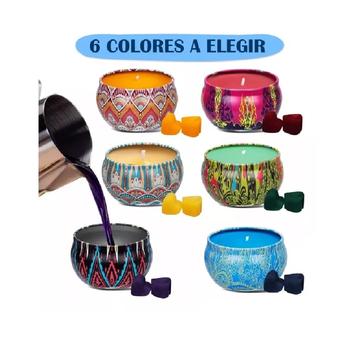 Kit De Fabricación De Velas Aromáticas De Bricolaje
