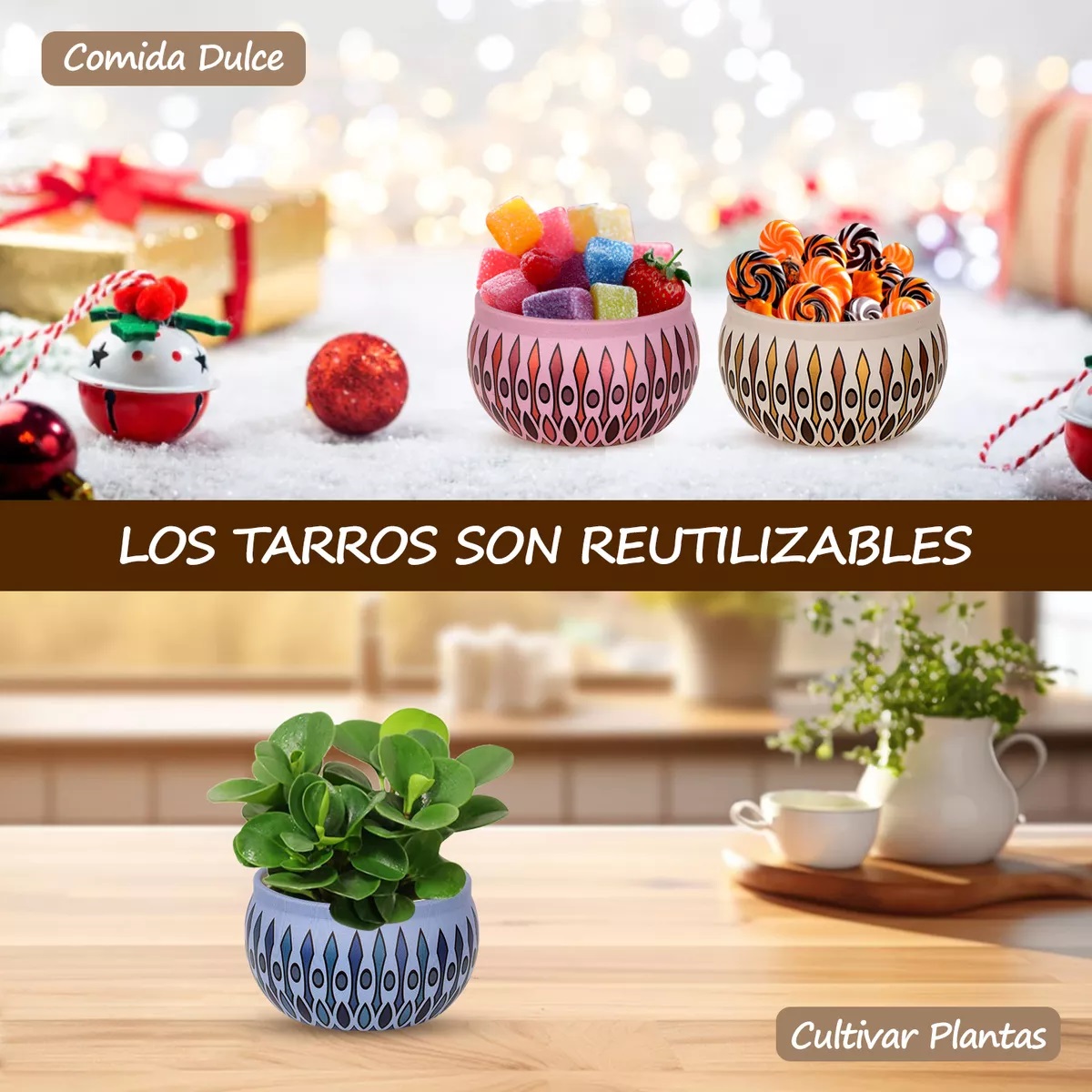 Juego De Velas Aromáticas De Cera De Soja De 6 Pieza