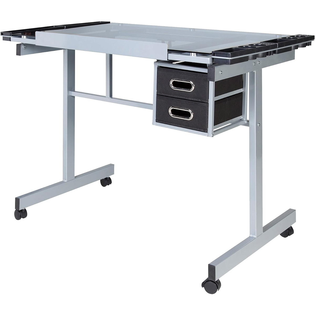  Restirador de Cristal Templado para Dibujo Profesional con Banco de Trabajo con Altura Ajustable Bluelander 
