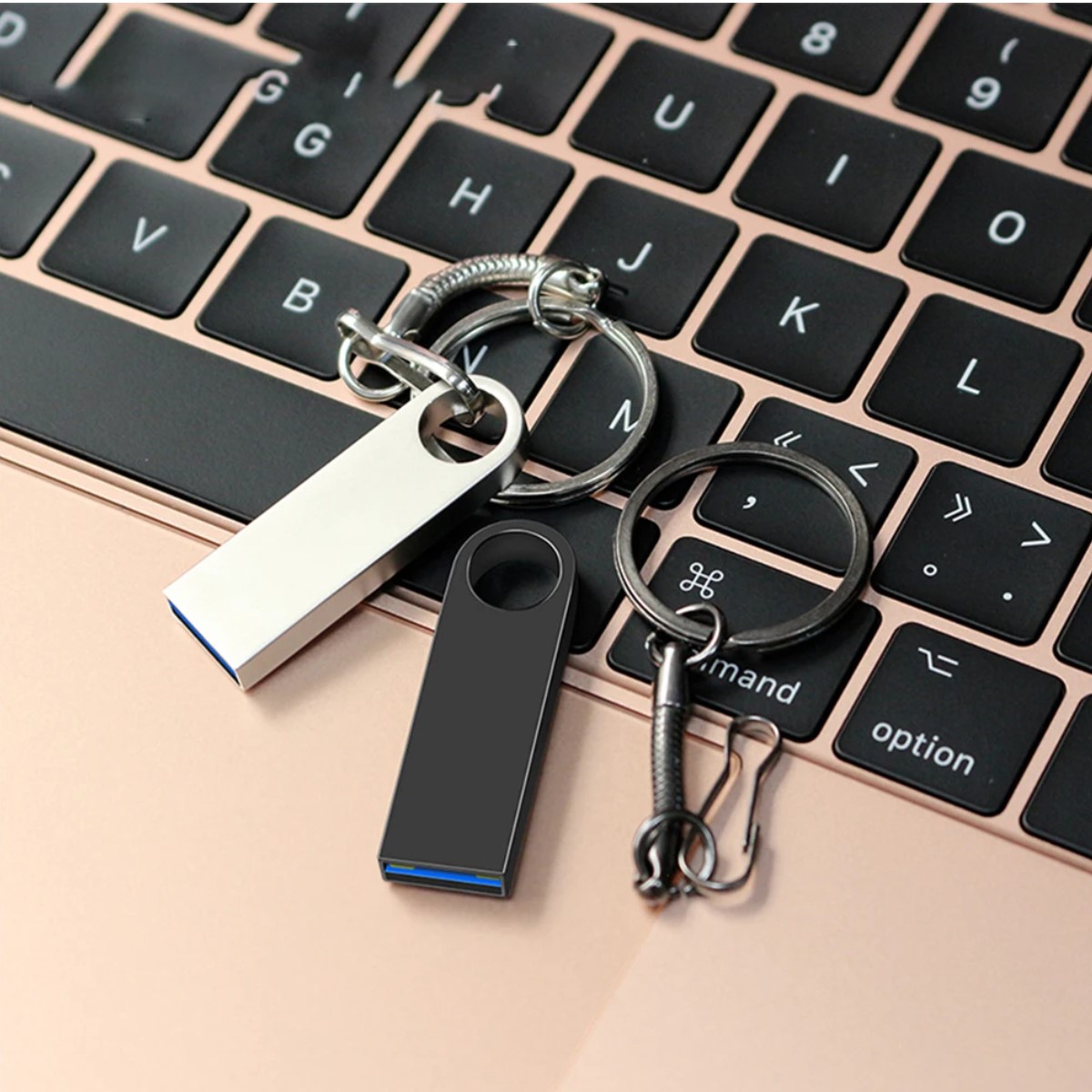 Memoria Unidad Flash USB 3,0 de alta velocidad Pendrive negro de 2TB portátil SSD metálica gamer