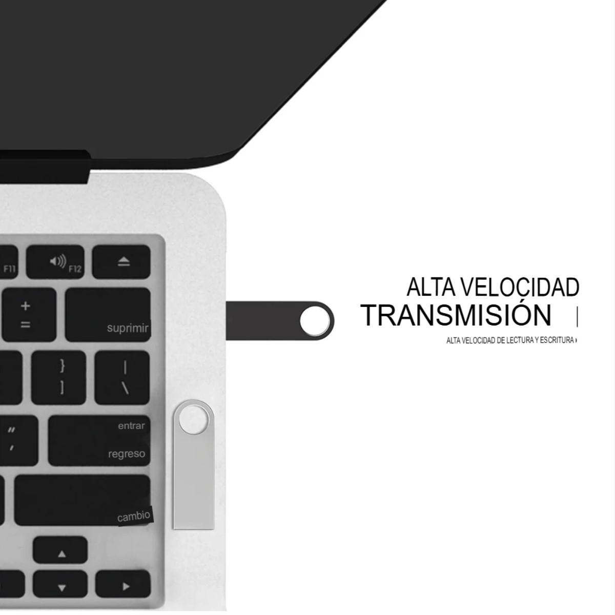 Memoria Unidad Flash USB 3,0 de alta velocidad Pendrive negro de 2TB portátil SSD metálica gamer