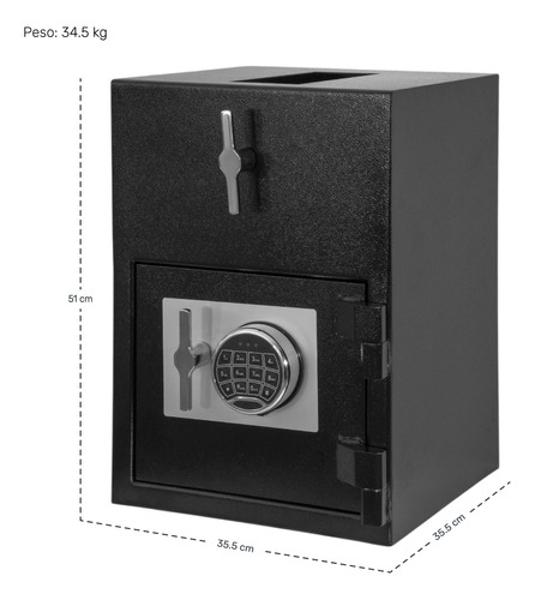Caja Fuerte Seguridad Electrica Digital Tombola Deposito Gutstark Home
