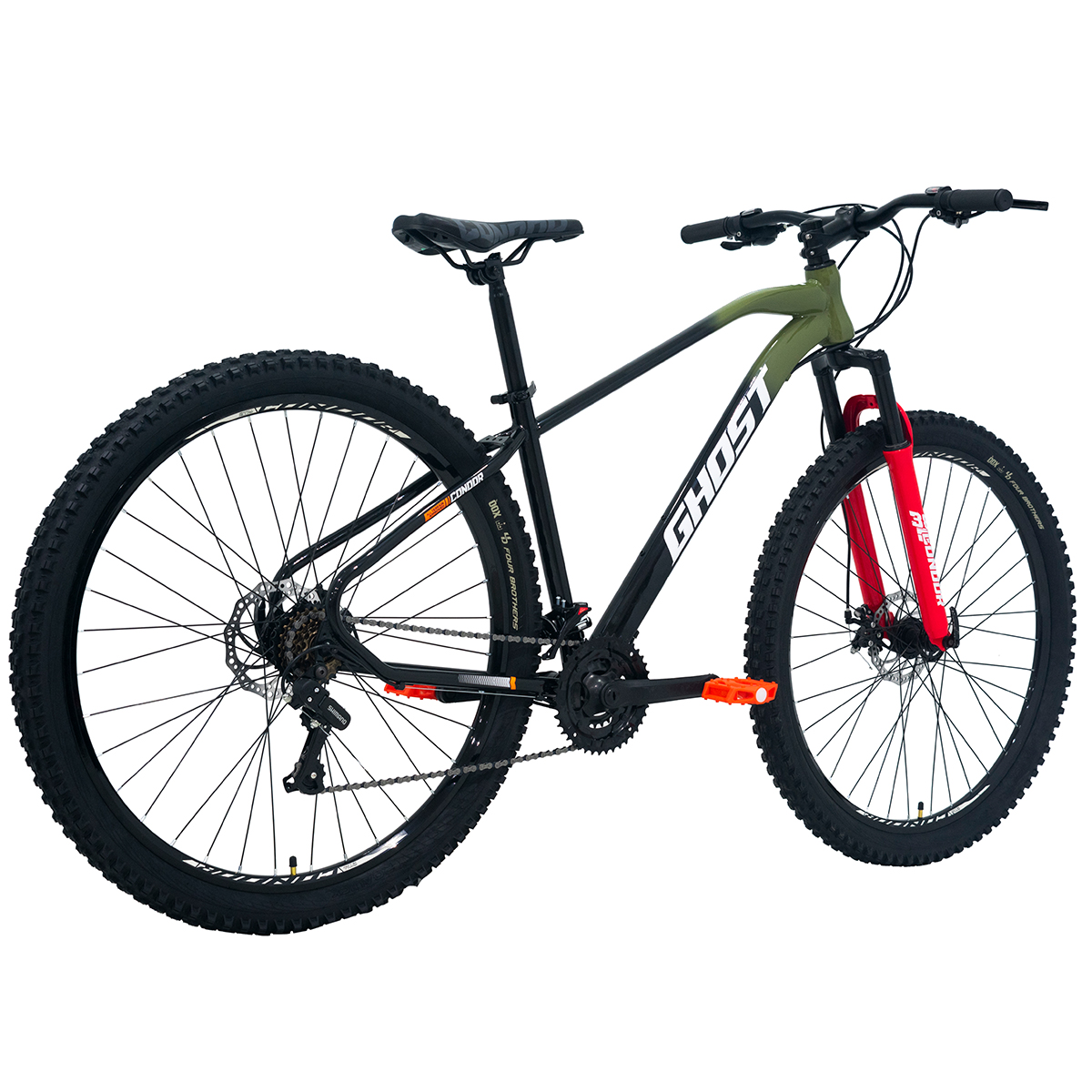 Bicicleta Ghost Claw Rodada 29 Verde De Montaña