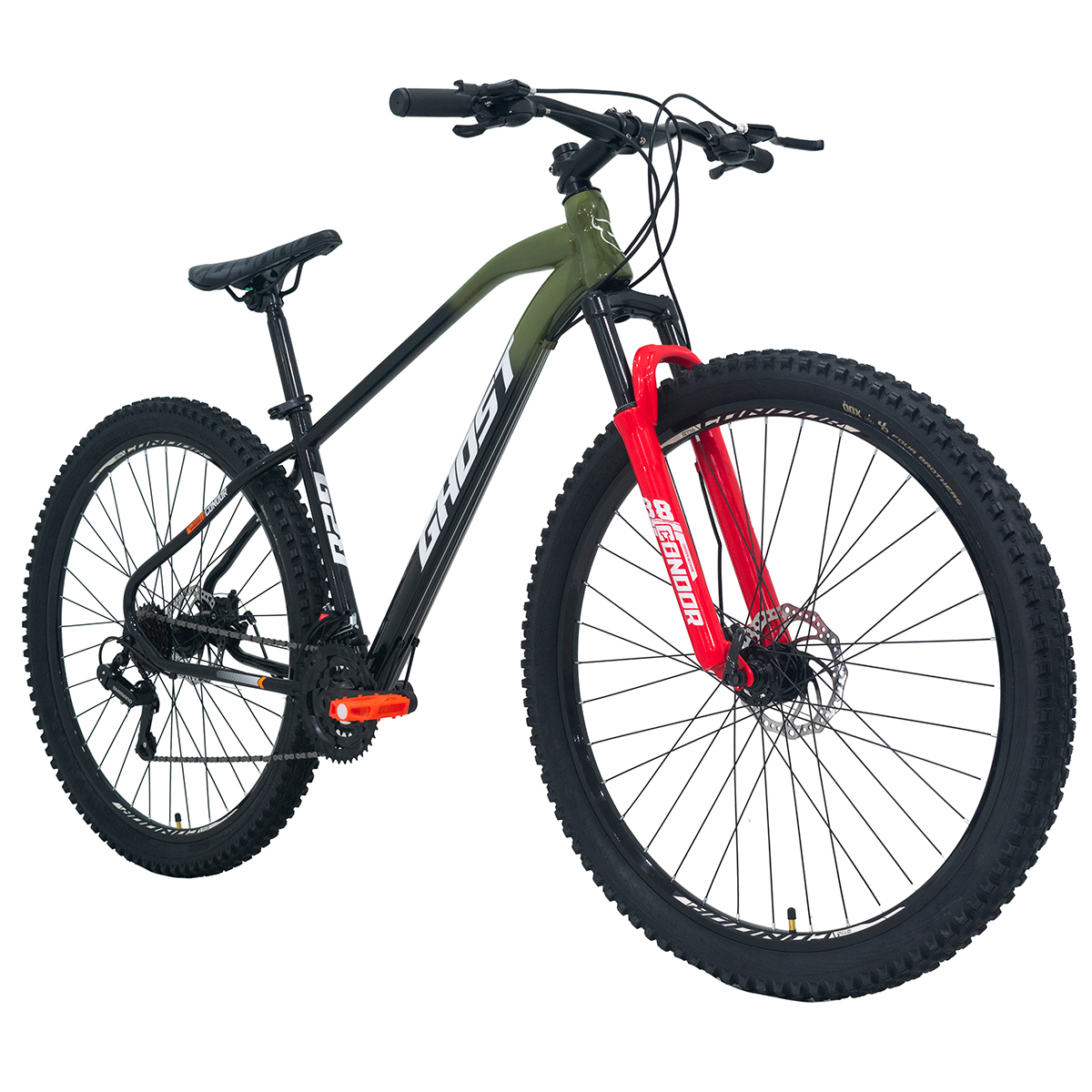 Bicicleta Ghost Claw Rodada 29 Verde De Montaña
