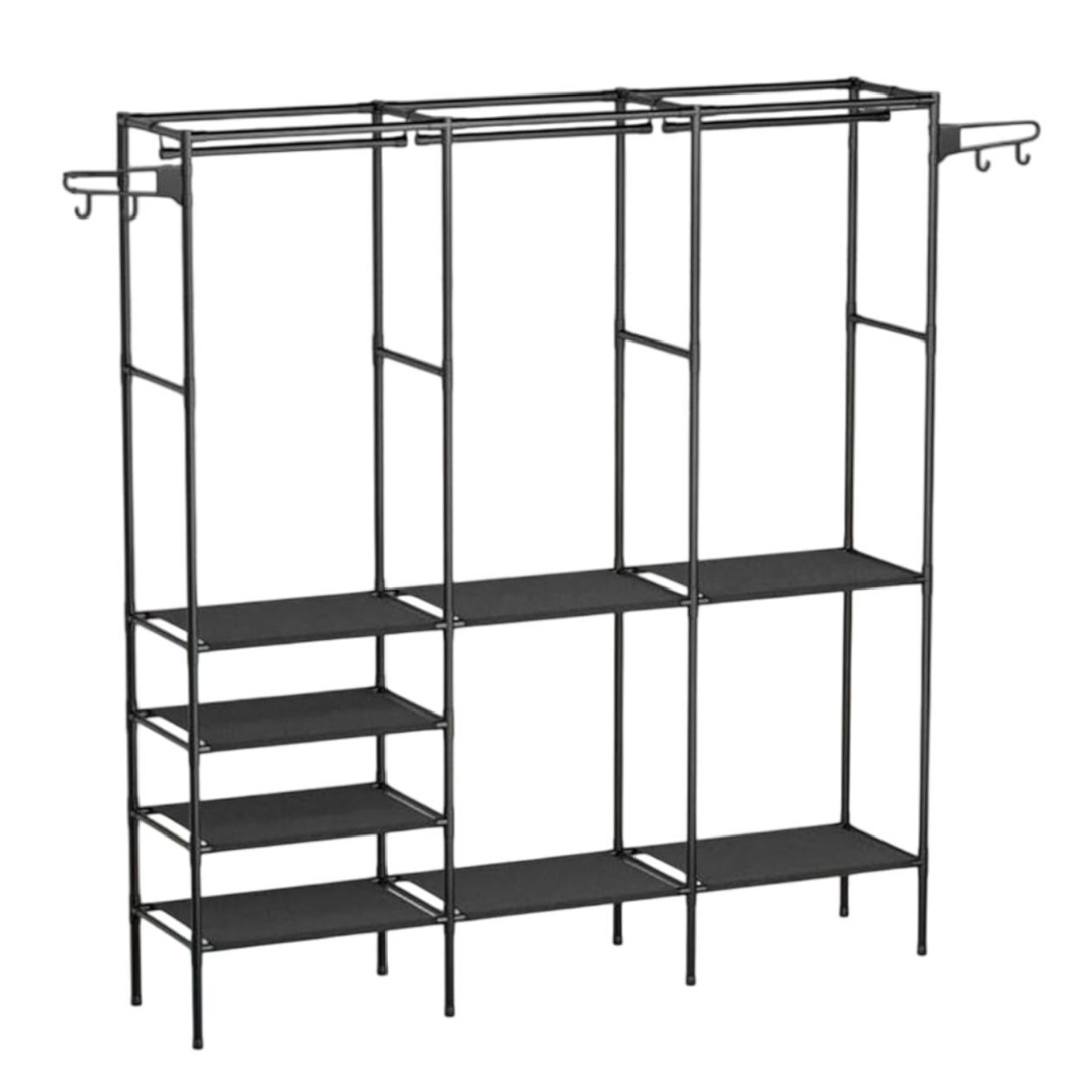 Perchero, Closet Organizador Con 3 Divisiones Multifuncional Bluelander 