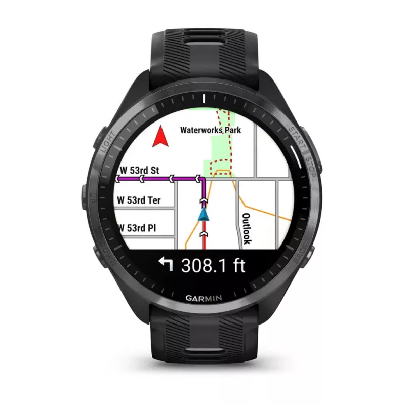 Reloj Inteligente Monitor Garmin Forerunner 965 Negro Multideporte