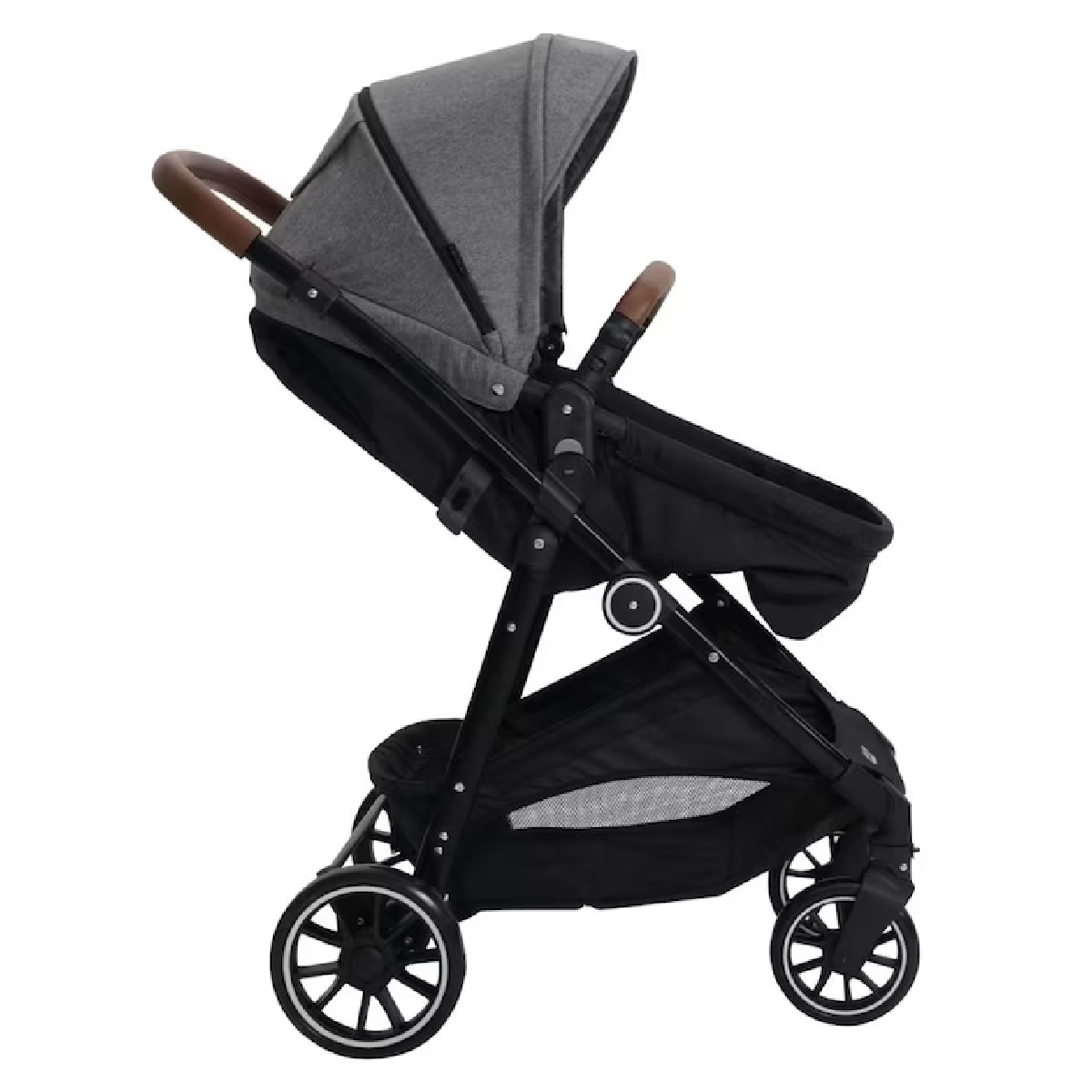 Carriola 4 en 1 Aria Gris Lifestyle Sistema de Viaje Negro