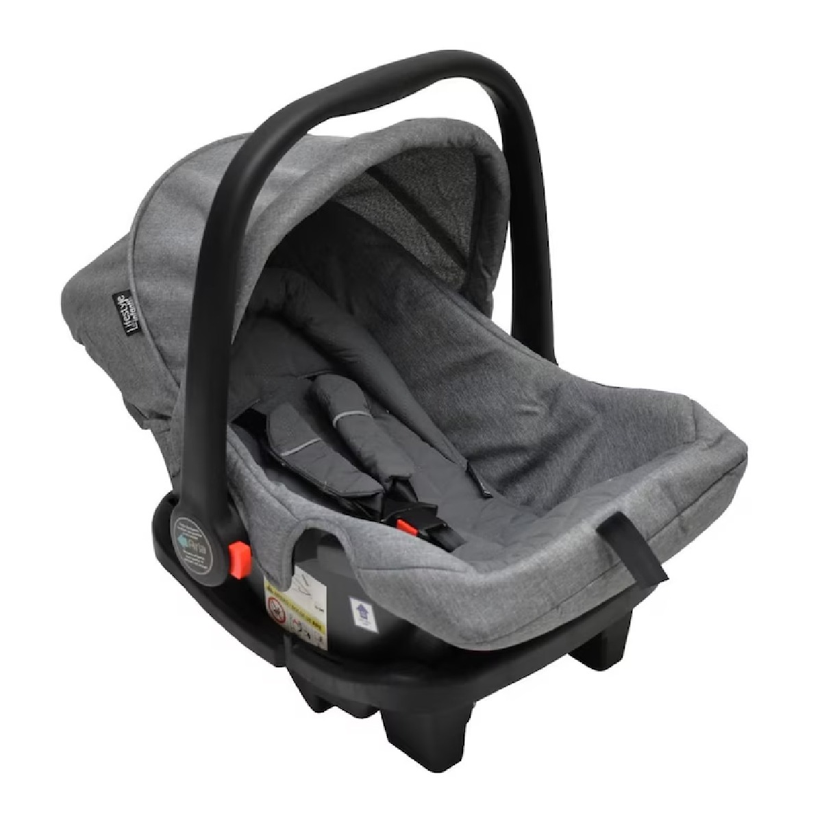 Carriola 4 en 1 Aria Gris Lifestyle Sistema de Viaje Negro