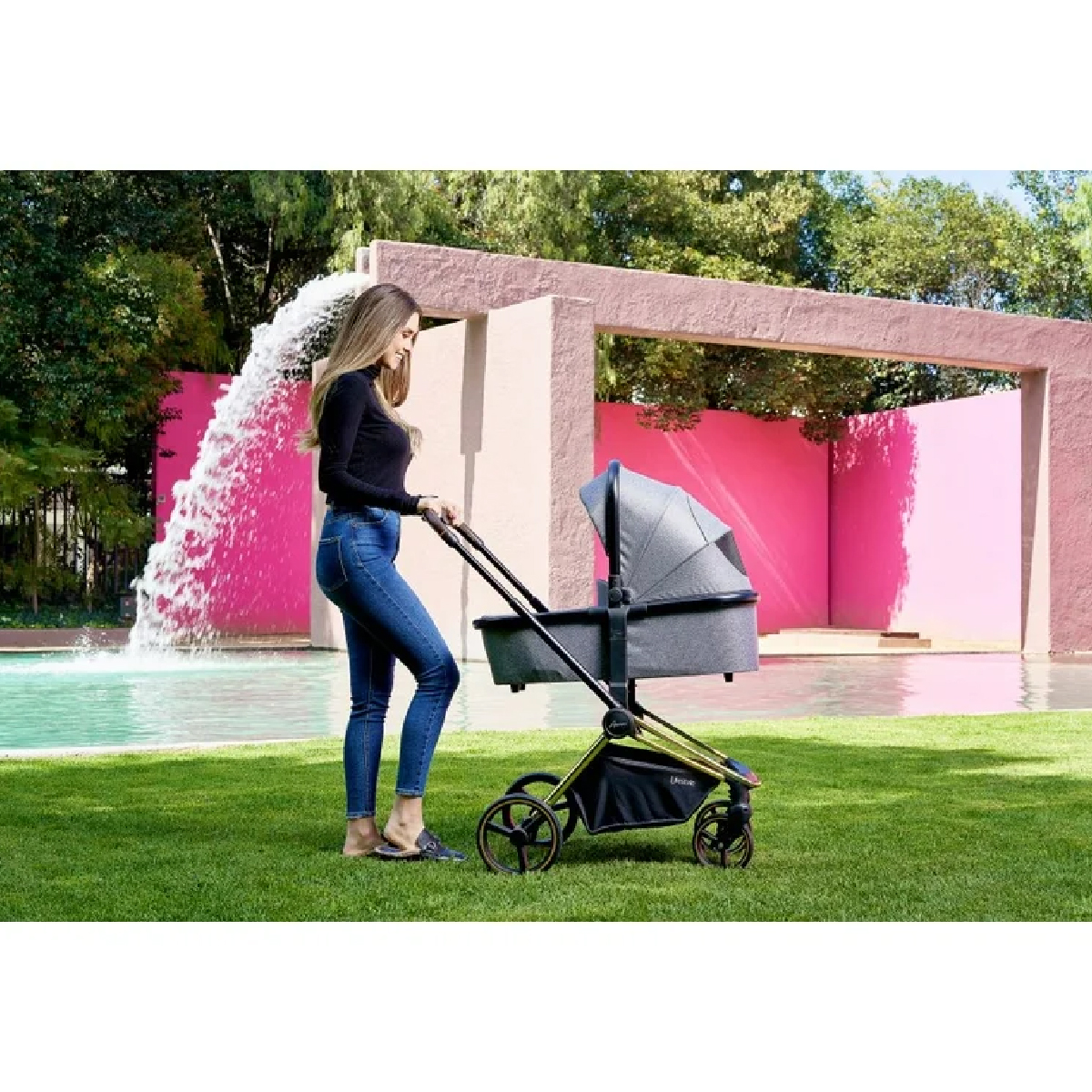 Carriola Para Bebé Sistema De Viaje Aaron Gris Lifestyle By Infanti