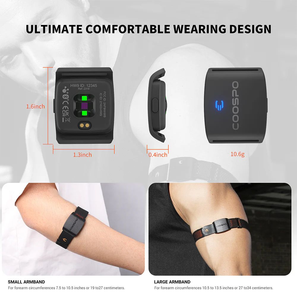 SENSOR CARDIACO BRAZO COOSPO HW9