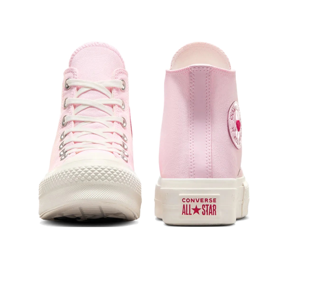 Tenis Converse San Valentin de Plataforma de Lona para Mujer Original A13652C