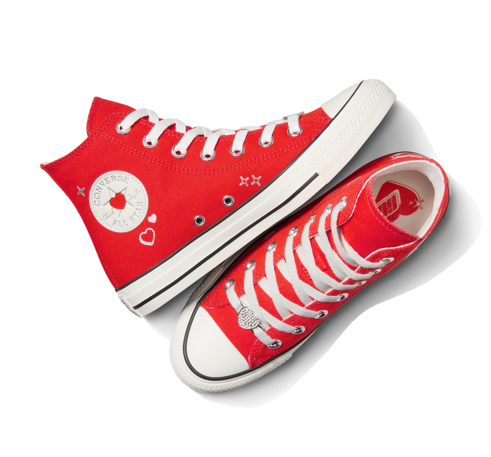 Tenis Converse Chuck Taylor All Star Y2K Heart Mujer Original A09117C