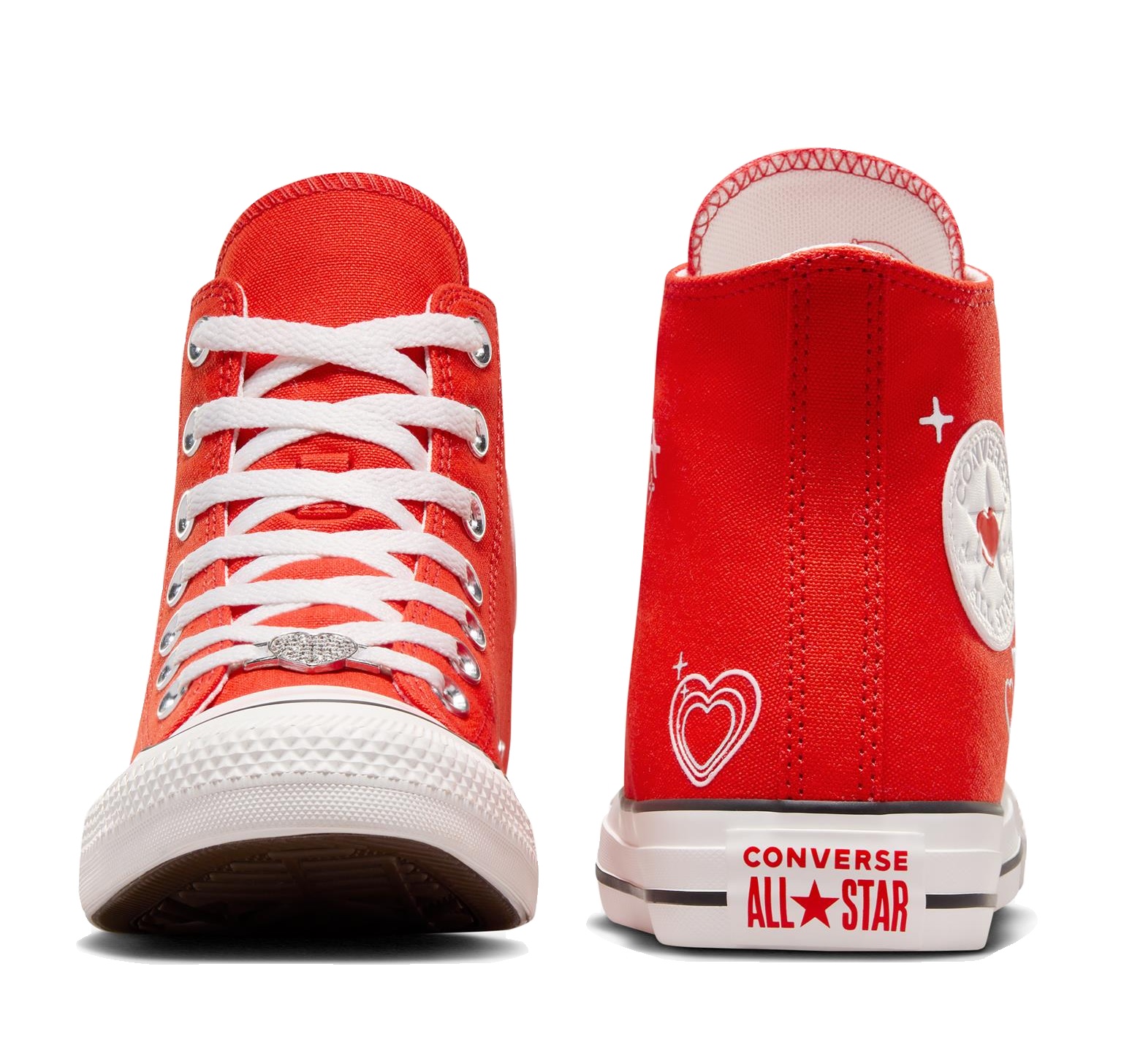 Tenis Converse Chuck Taylor All Star Y2K Heart Mujer Original A09117C