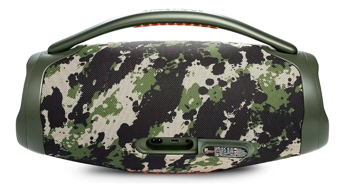 Bocina JBL Boombox 3 Bluetooth Portatil Camuflaje Verde