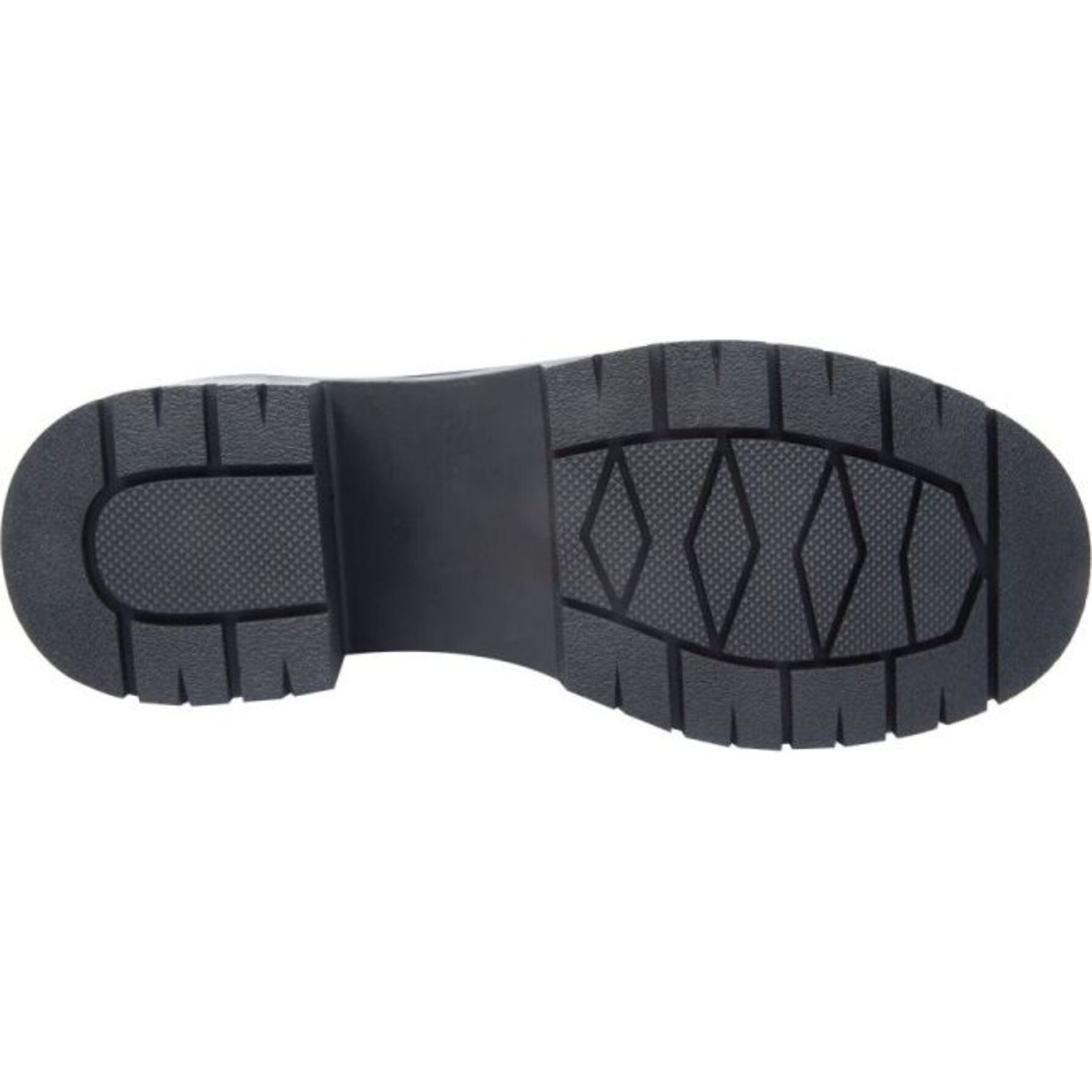 Botas para mujer, estilo militar , con acabado ante y estoperoles, suela antiderrapante, color negro, marca Goodyear, mod. 1141450