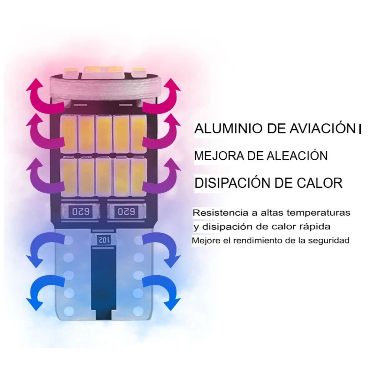 Par Focos Pellizco azul ice 26 Led Canbus Smd Super Potente 12v auto moto camioneta direccional