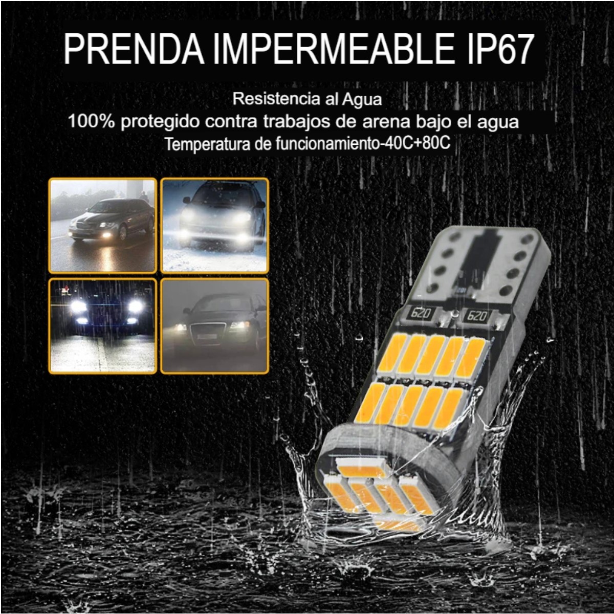Par Focos Pellizco azul ice 26 Led Canbus Smd Super Potente 12v auto moto camioneta direccional