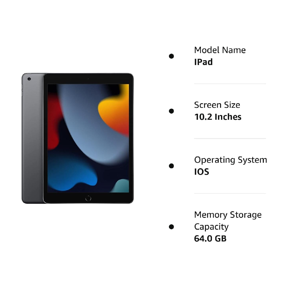 Apple iPad 64GB 9 Generación - Gris Espacial