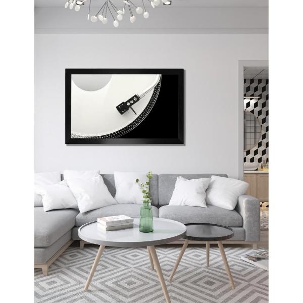 Cuadro Decorativo Diseño Torna mesa Papel Metálico Textura Brillante 47x34 cm