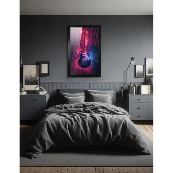 Cuadro Decorativo Diseño Aesthetic Papel Metálico Textura Brillante 69x49 cm