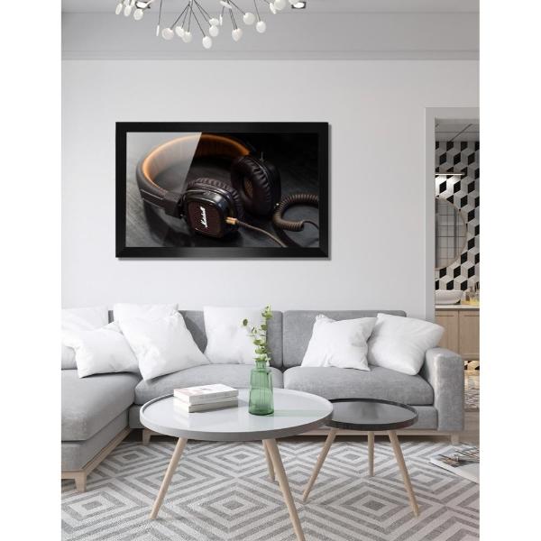 Cuadro Decorativo Diseño Aesthetic Papel Metálico Textura Brillante 47x34 cm
