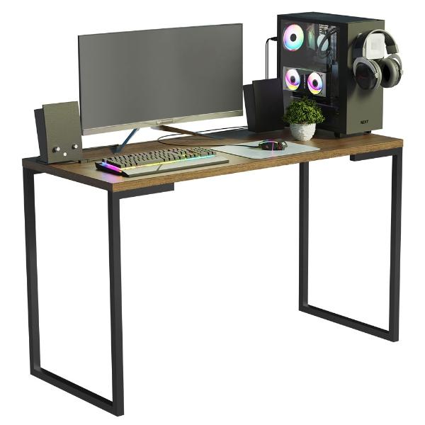 Escritorio Madesa Home Office y Mueble Estante Librero MN