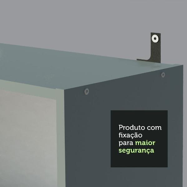 Kit Estante Librero Organizador Madesa 6908 Gris