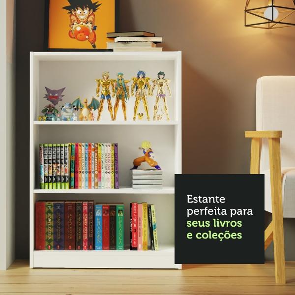 Kit Estante Librero Madesa 6908 y Organizador 6907 Blanco