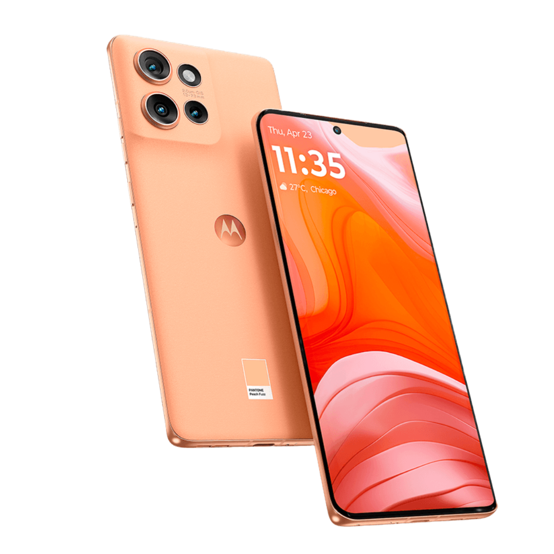 Celular Motorola Moto Edge 50 5G 512 GB RAM 12 GB, Naranja