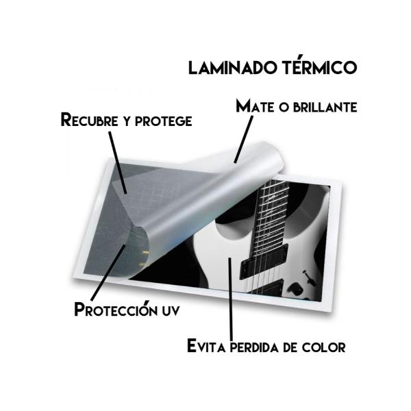 Cuadro Decorativo Diseño Marble Papel Metálico Textura Mate 89x59 cm