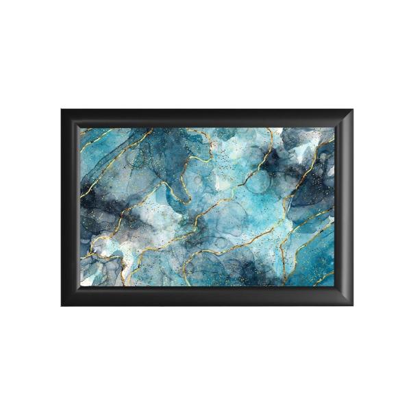 Cuadro Decorativo Diseño Marble Papel Metálico Textura Mate 89x59 cm